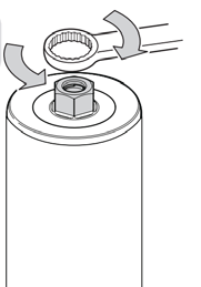 Preload cap adjuster