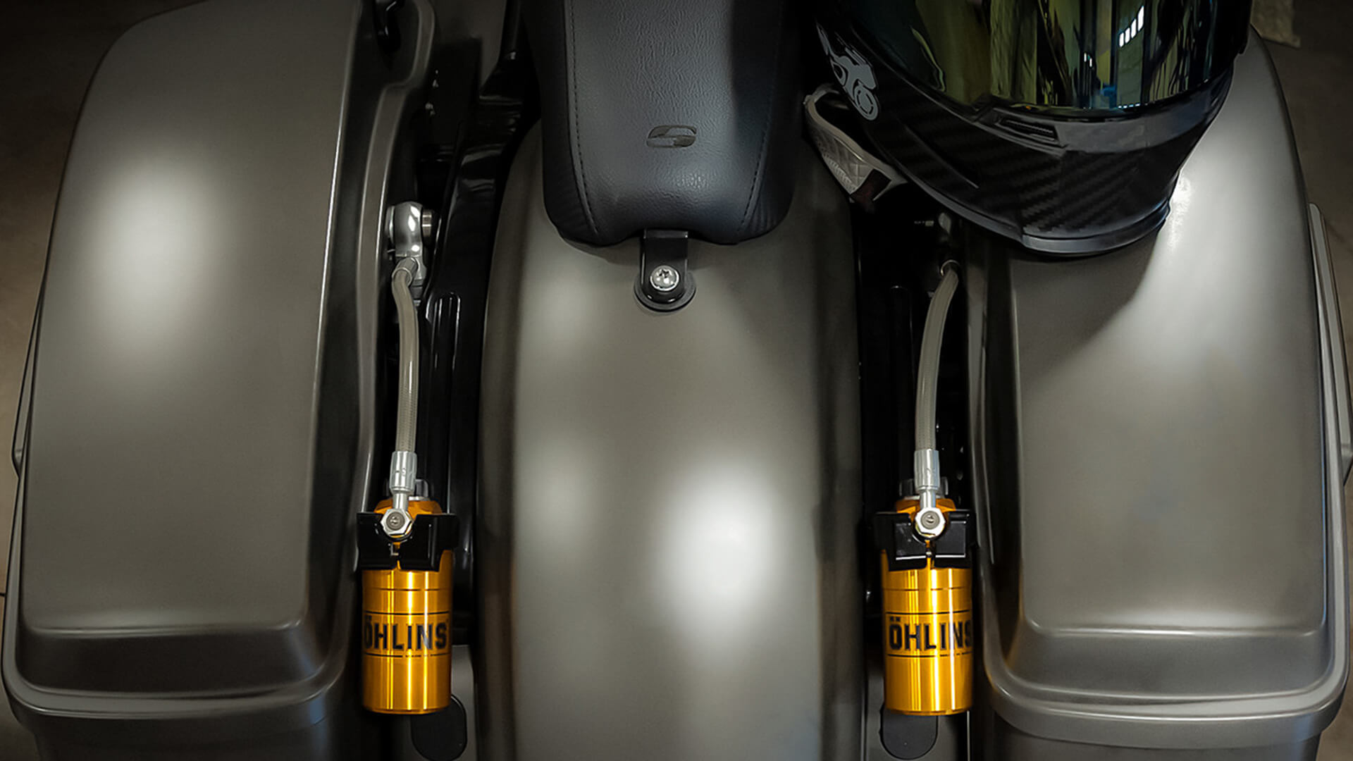 Ohlins aftermarket suspension for V-Twin