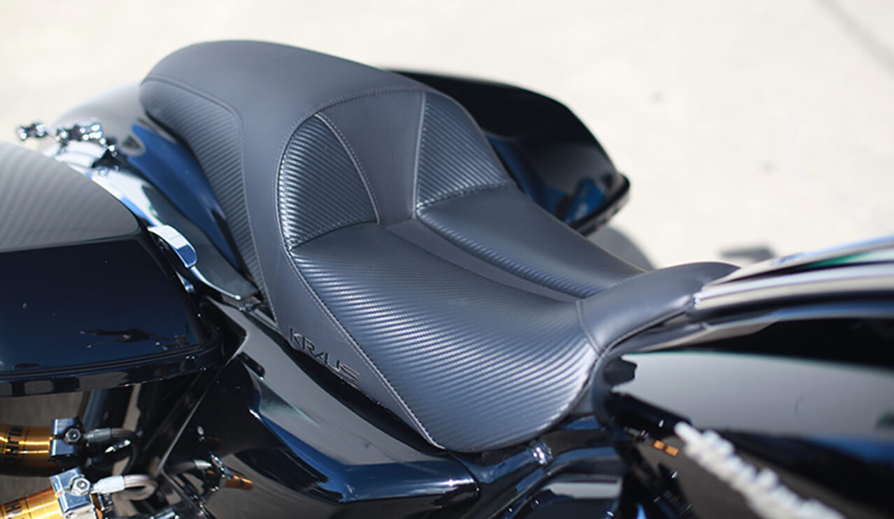 Kraus Moto Pro Series Seat for added comfort and control